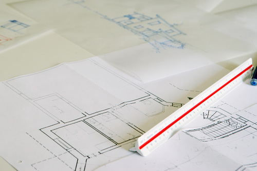 Plan, Bauen, Lineal